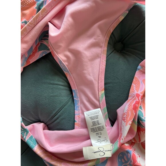 Jessica Simpson Women’s NWT Floral Ruffle Bikini Set - Picture 6 of 6